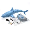 Control remoto Robots de juguete de tiburón RC Animales Tiburones eléctricos Juguetes para niños para niños Agua de verano Agua de agua Barco Pescado Q9679478