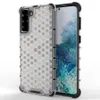 Custodia per telefono per Samsung Galaxy S24 Ultra S23 Plus A05 A15 A25 A35 A55 A04 A14 A24 A34 A54 Cover morbida antiurto a nido d'ape Trasparente Gomma rigida in silicone Armatura