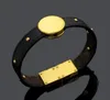2021 Fashion Leather Armband för män Kvinna Designers Armband Läder Blomma Mönster Armband Pärlsmycken med ruta 3283820165