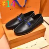 A1 21SS TOP KWALITEIT Merk Formele Jurk Schoen voor Gentle Mannen Zwart Lederen Schoenen Puntschoen Business Oxfords Casual Maat 38-46