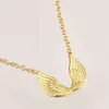 Andywen 925 Sterling Silver Gold Wing Feather Pendant Long Chain Choker Necklace Women Luxury Jewelry for Accessories