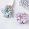 Tie-geverfd haar scrunchies chiffon haarbanden elastische vrouwen meisjes ring zachte scrunchies mode paardenstaart houder haaraccessoires 1857 y2