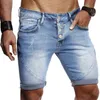 Mens Fashion Sexy Demin Shorts mode décontractée fit pantalon homme tout nouveau jeans H1210
