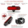 자전거 조명 가장 강력한 USB 충전식 방수 자전거 조명 세트 사이클링 전면 Lightrear Supplies luces para bicicleta5525342