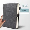 Bloc-notes A4 Notebook Bloc-notes ultra-épais épaissi Business Soft Leather Work Meeting Record Book Office Diary Sketchbook Étudiants Mignon