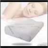 Bedding Supplies Textiles Home & Garden Drop Delivery 2021 Bamboo Fiber Memory Foam Pillows Slow Rebound Breathable Pillow Orthopedic Fatigue