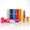 5ml Aluminiowa Butelka Perfumy Refillable z Atomizer Portable Puste Parfume Case Container Butelka rozpylacza RRA12029