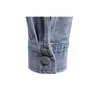 Aiopeson 100% bomull denimskjortor män casual solid färg tjock långärmad för våren hög kvalitet jeans man 210721