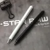 Gel Pens KACOGREEN ROCKET Simple White Black Pen Body 0.5mm Clip Fast Dry Sign Gel-ink Stationery Ink