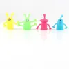 Squeeze finger monster Glow in the Dark Luminous Little Monsters Finger Doll Toys Kids Children Story Telling Prop Mini Fingertip 4884897