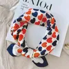 Design Small Square Scarf Women Real Silk Neck Scarves Hair Band Foulard Floral Horse Print Neckerchief Bandana Chocker