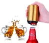 Stainless Steel Bottle Opener Automatic Push Down Magnetic Beer Cap Bar Kitchen Wine Gadgets Tools Openers 200pcs Sea