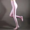 Women's Leggings Sexy Women Slimming Nylon Thin Transparent Elastic Fitness High Waist Erotic Pencil Pants Wet Look Night Clubwear