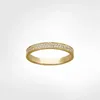 Fashion Glamour Ring Ladies Gypsophila Rose Diamond anelli gioielli creativi di lusso con confezione squisita confezione regalo