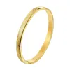 Top Quality Beautiful Bump Point Curved Bracelet & Bangle for Couples Stainless Steel Gold Plating Bangle Wholesale Price Q0717