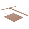 T-vorm Silver Metal Gold Multifunction Tabletop Scarf Display Holder voor zijden sjaal Tie Hanging Hook Stand Rack