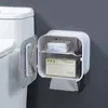 Titulares de papel higiênico E8bd roll titular de perfurador de parede de parede caixa de tecido impermeável