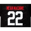 Nikivip Custom Mean Machina #22 Longest Yard Football Jersey 1974 Movie Men's Sewn Black Any Name Number