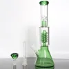 12-calowy haisah wodna paliwa rury szklane bonga rozproszeniu zlewki szklany bubbler w / lodu łapacz 14mm kobiece miski