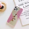 S Shape Mirror Glitter Phone Cases TPU+PC+Glass Mobile Phones Case Cover For iPhone 12 Mini 11 Pro Max X Xs Xr 7 8 Plus Samsung S21 S21Ultra A52 A72