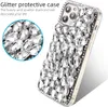 Diamond Glitter Bling Cell Phone Cases For iphone 6 7 8plus Xr Xs 11 12 13 14 Pro Max Crystal TPU Anti-Drop Moblie Phone Covers