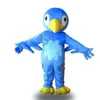 Costume de mascotte d'oiseau bleu d'Halloween personnage de thème de dessin animé de qualité supérieure Carnaval unisexe adultes taille fête d'anniversaire de Noël tenue fantaisie