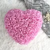 NEW!!! 25m Red Rose Bear Sweet Heart Rose Artificial Flower Rose Heart Decoration Valentines Birthday Gift Rosa oso flor Valentine EE Wholesale