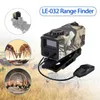 Mini Laser Rang Finder Rifle Scope Riflescope Caça Sniper Retículo Tático Mensuração Rangefinder 210728