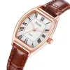 PREMA Women Watches Ladies Brand Fashion Wristwatch Female Casual Quartz Leather Clock drop 210616