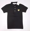Classic Mens Designer Polos Fashion Design Polo Shirts with Heart Eyes Pattern Men Women High Street Tee Shirt Summer 735