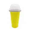 DIY Smoothie Cup Pinch Cups TIK TOK Frozen Magic Squeeze Cup Drinkware Cooling Maker Freeze Milkshake Gereedschap Portable TX0042