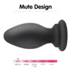 التدليك 10Frequency التحكم عن بُعد الهزاز القابس الشرج مع Fox Tail Silicone Butt Plug Game Game Game Massager Sex Toy for C1266366