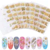 DIY Nail Art Decorations Stickers Klinknagel Sieraden Japanse stijl Hollow-Out Metalen Frame Patch Nails Kunstaccessoires