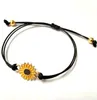 Vintage Designer Bracelets Gold Sunflower Quote Bracelet Pinky Promise Jewelry Women