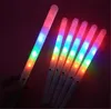 New 28x1.75CM Colorful Party LED Light Stick Flash Glow Cotton Candy Stick Flashing Cone For Vocal Concerts Night Parties DHL FY4952 C0628G02