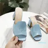 Högkvalitativa kvinnor Sandaler Tofflor Wedge Heel Fashion Women Leather Sandal Ladies Lämpliga Färgglada Skor Klassiska Tjejer Fritid 2022