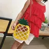 Summer Children's Transparent Jelly Bag Kids Mini Coin Purse Handbags Cute Pineapple Baby Girls Small Shoulder Crossbody Bags