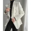Giacca firmata Donna Luxury Primavera Autunno Office Lady Niche Slim Blazer Cappotto Alta qualità 210608
