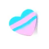 17ml Silicone Storage Box Creative Heart Shaped Essential Oil Can Packaging Boxes Household Cosmetics Display Personalized Gift