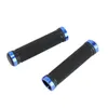 2pcs 자전거 산 도로 자전거 자전거 자전거 MTB 핸들 바 커버 그립 부드러운 소프트 고무 antislip 핸들 그립 잠금 바 끝 # 40