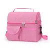 Popolare Frozen Lunch Bag Borse termiche isolate con tasche Uomo Donna Bambini Utility Zaini monospalla Weekend Nero Grigio Rosa Rosso Blu navy Colore all'ingrosso