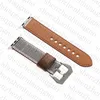 För Apple Watch Band Watch Strap IWatch Series 7 1 2 3 4 5 6 Watchbands 41mm 45mm 42mm 38mm 40mm 44mm Bands Leather Fashion Wristband Stripes Watchband Women Män gåva gåva