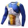 Hommes T Shirt Homme Compression Costume Vegeta Tshirt Son Goku T-shirts Fitness Leggings Shorts Sportwear G1222