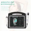 Altın Microneedle RF 4D HIFU Yüz Kaldırma Kırışıklık Makinesi Vücut Slimming Cilt Sıkma Ev ve Güzellik Spa Kullanımı için