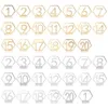 Décoration de fête mariage carte de siège hexagone Table numéro signes pour anniversaire acrylique géométrique chiffres romains