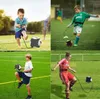 Calcio/Pallavolo/Rugby Allenatore Calcio Calcio Aiuto per l'allenamento Mani libere Solo Pratica Attrezzatura per l'allenamento con cintura Corda elastica per bambini Adulti Dropshipping