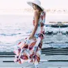 Beach Cover up Tunics for Leaves Print Long Kaftan Bikini Robe de Plage Sarong Wrap Swimsuit cover #Q568 210420