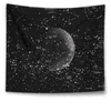 Boutique Space Tapestry Wall Starry Sky Galaxy Planet Bohemian Hängande 210609