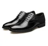 Homens Oxford imprime estilo clássico vestido sapatos couro camurça preto cinza café lace up forma formal