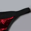 NXY ensemble sexy Aduloty Hot-Selling Erotic Underwear Sexy Big Red Lady's Lingerie String trois pièces sans anneau en acier Jarretière Leg Loop 1127